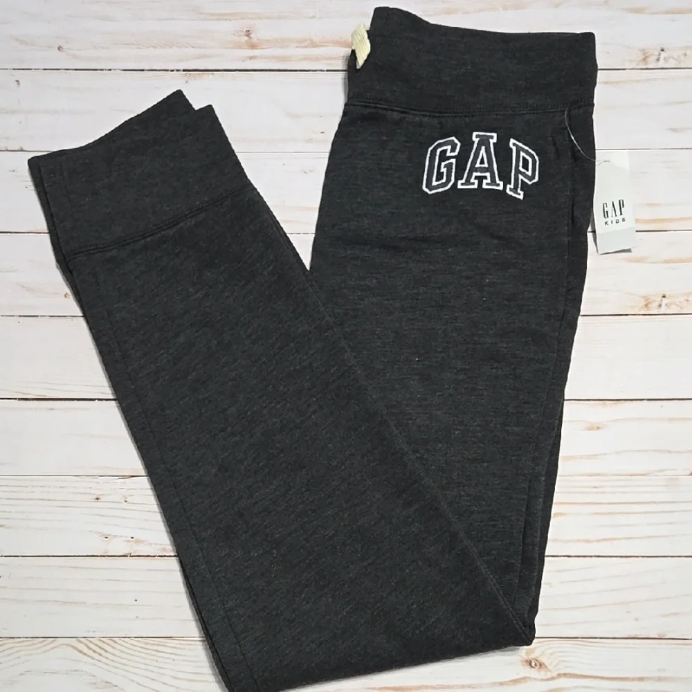 GAP Fleece Joggers - Dark Gray - KIDS Size XXL (14-16) NWT